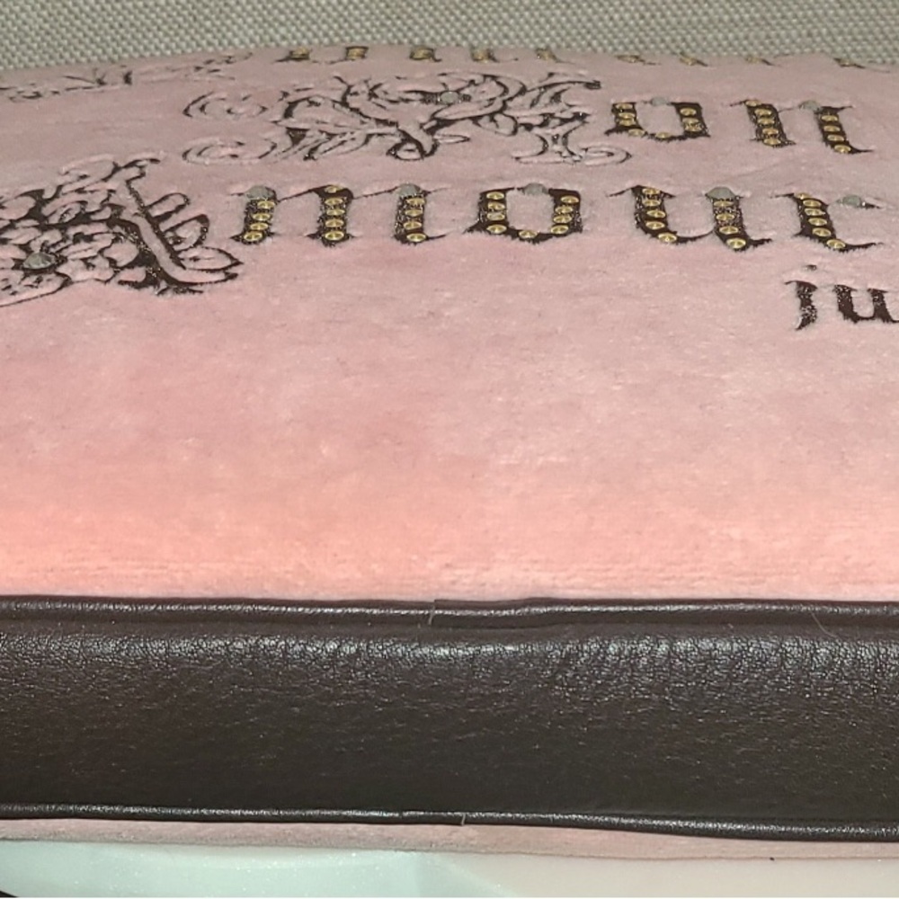 Very Rare Vintage Juicy Couture Pink & Brown~Once Upon a Time~Laptop Bag NWT - Picture 8 of 13